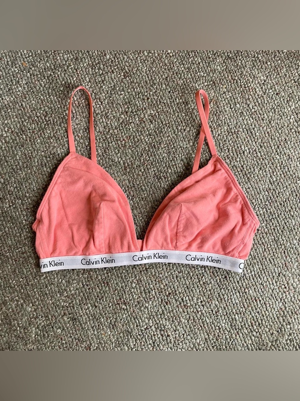Calvin Klein Coral Pink Bralette